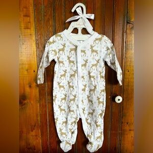 NWT Baby Ganz Collection 4 Piece Woodland Deer Layette Set 3-6 Months